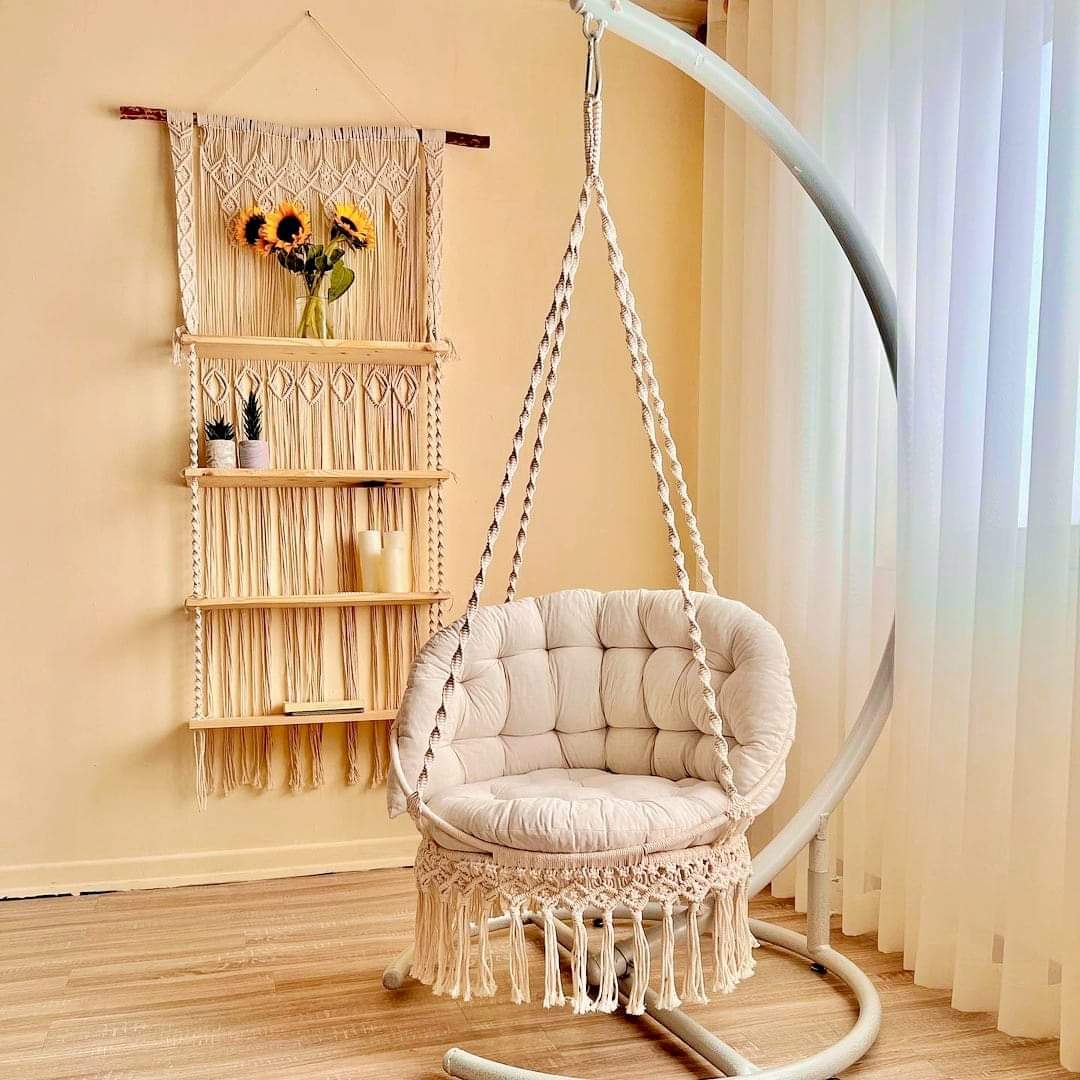 WhatsApp Image 2025-10-04 at 17.02.08_51dd0fb5 মেটাল দোলনা ক্রীম কলার সাথে পিলো ফ্রি দোলনা সাইজ - ৩০ ইঞ্চি - Image 1